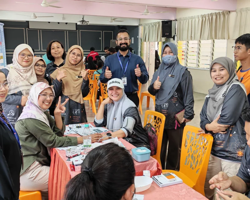 Putra Medical Centre basic health screening activity at SMK Bandar Sri Damansara 2, photo 5