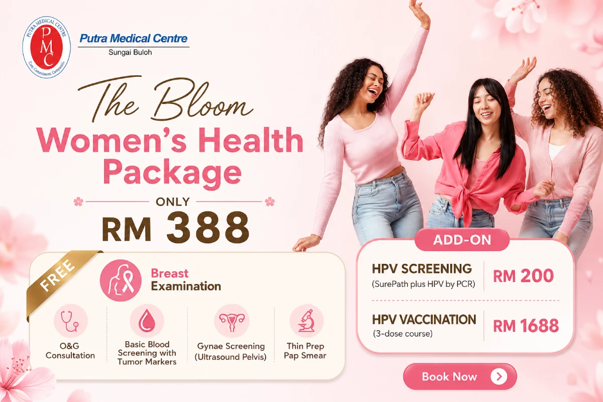 Pakej Kesihatan Wanita — Putra Medical Centre